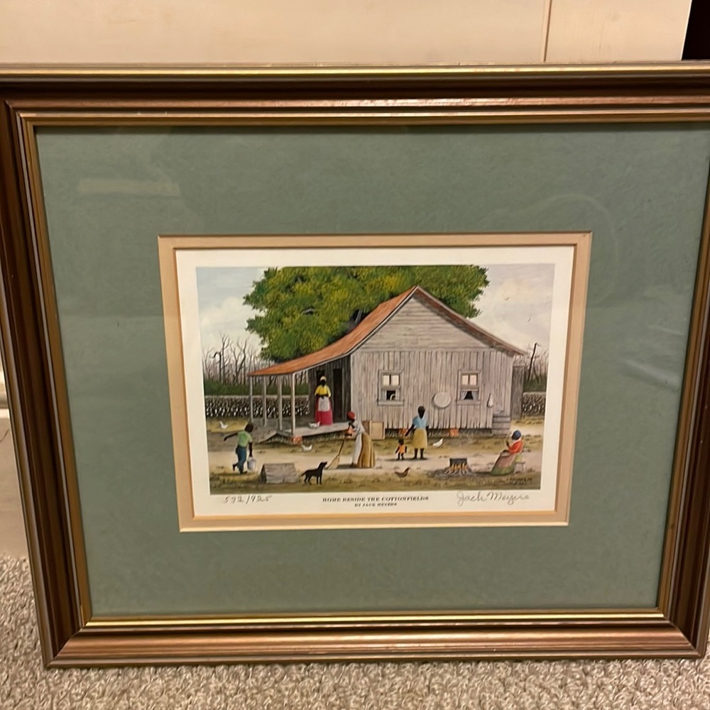 Jack Meyer print- Home beside the cotton fields